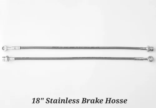 18 inch stainless steel brake hoses