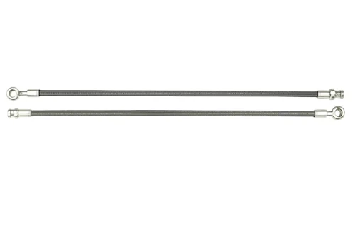 Braided Stainless Steel Brake Hose in 18" and 26" lengths