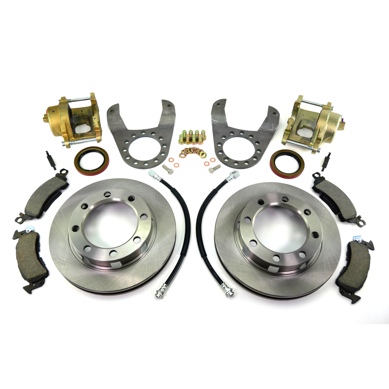 thumbnail image 2 of Pirate Jack Front Disc Brake Conversion Kit For A Body | 11" Drilled/Slotted | 5x4.5 Wheels 2 of 5