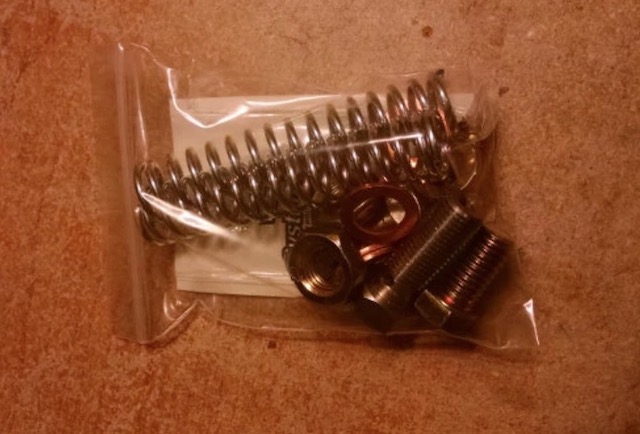 Install spring nut