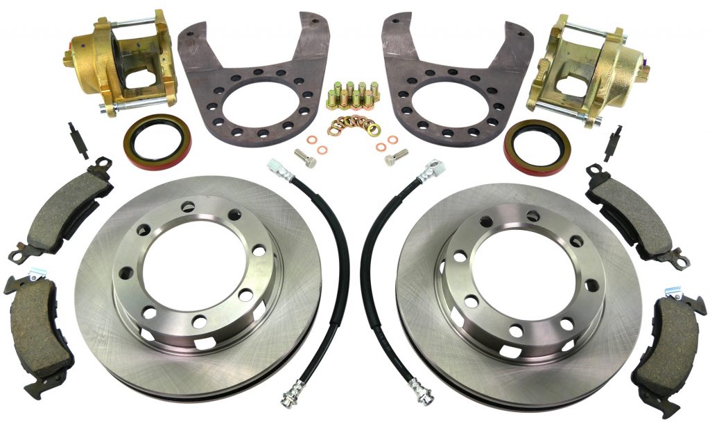 14 Bolt Standard Disc Brake Conversion Kit Slide On Drums Axle