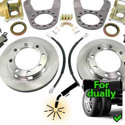 14-Bolt Dually Brake Conversion Kits (Welding Required)