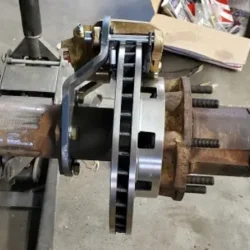 14-bolt dually disc brake conversion install