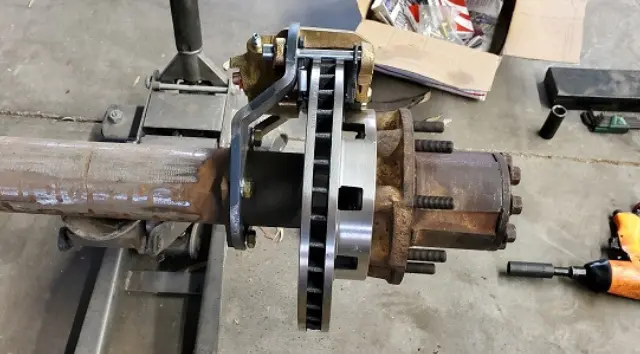 14-bolt dually disc brake conversion install