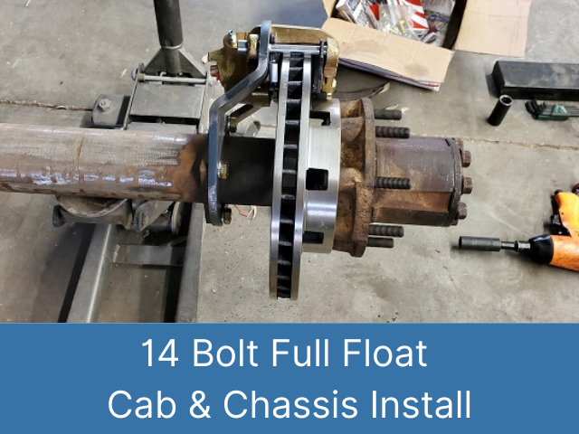 14-bolt dually disc brake conversion install